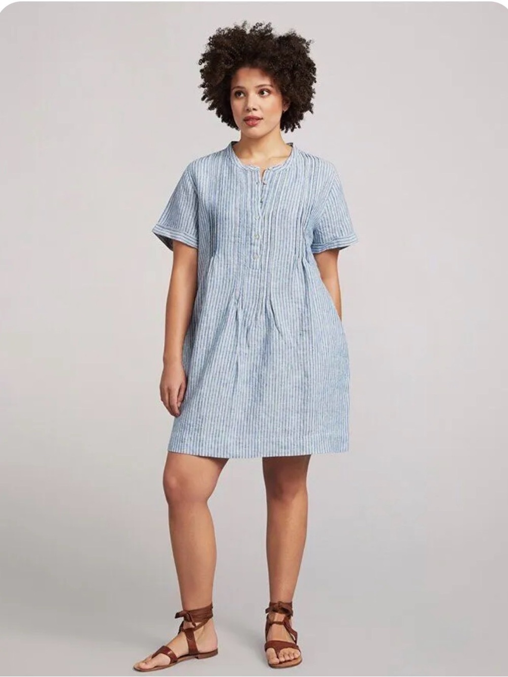 Faherty Gemina Linen Dress XL